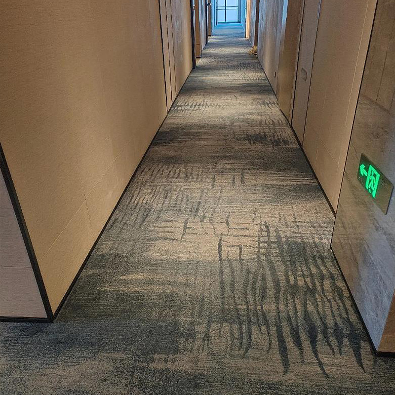 万豪五星级酒店地毯客房走廊地毯全铺加厚羊毛阿克明地毯满铺阻燃-阿