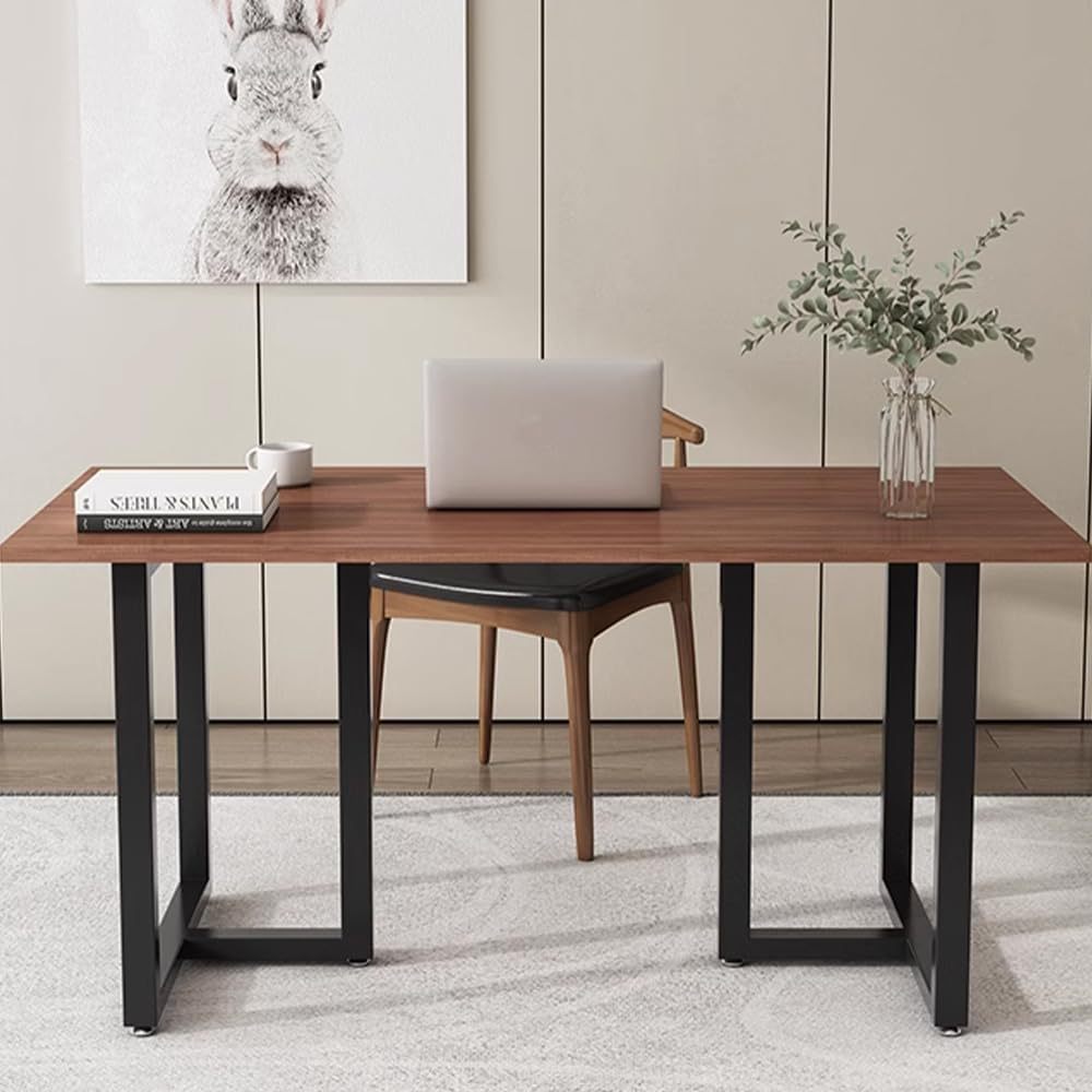 亚马逊铁艺桌脚支架定 制金属架子餐桌桌腿茶几脚架岩板实木电脑