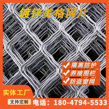 供应焊接电镀锌防盗美格网农场隔离喷塑梅花网低碳实心圆丝钢丝网