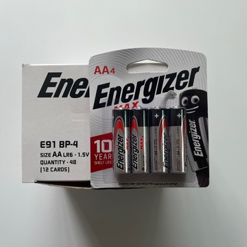 英文energizer劲量电池碱性5号7号电池持久耐用1.5v高能环保