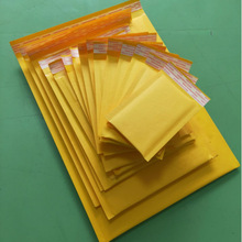 黄色牛皮纸气泡信封袋自粘快递袋服装快递物流防震防撞包装袋批发