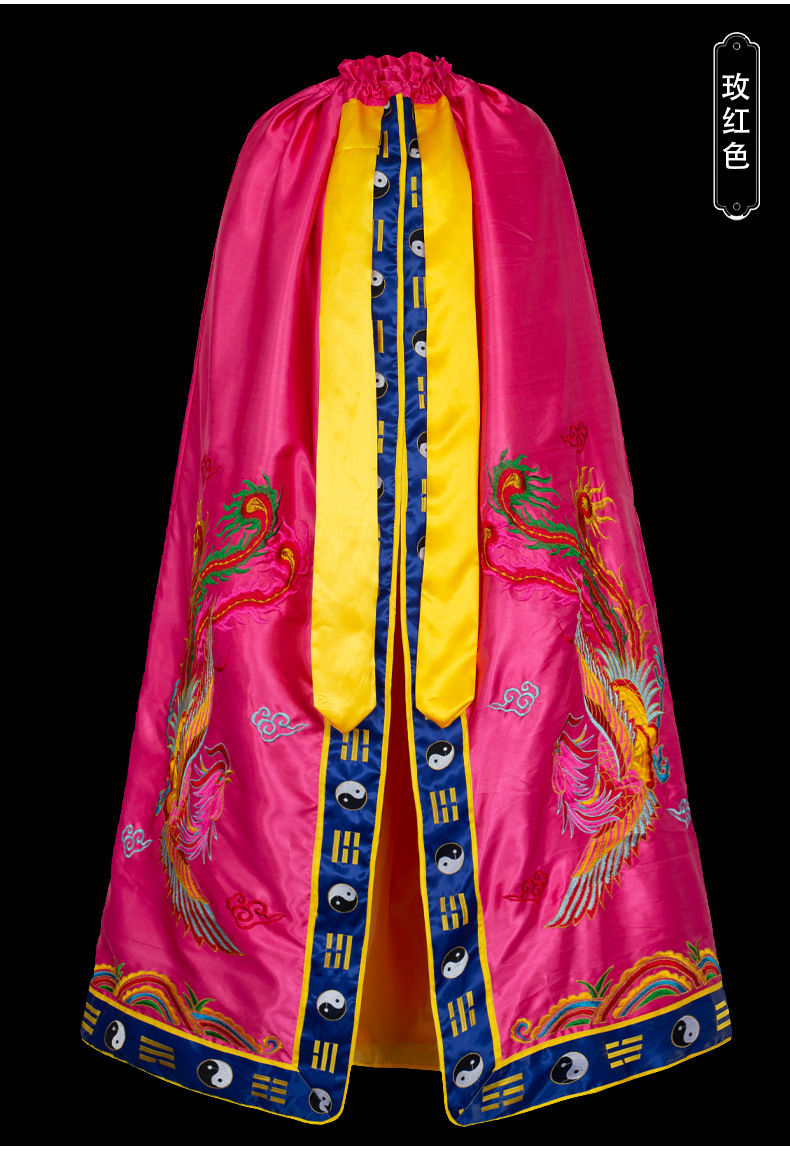 5米神仙文昌神袍三清八卦龙袍神像袍披风披肩佛袍女娲2