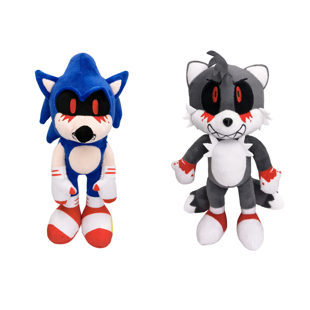 跨境新品sonic e x e游戏精神地狱索尼克塔尔斯毛绒公仔玩偶批发