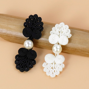 旗袍扣中式手工编织七珠四轮盘扣汉服大衣披风纽扣国风服饰辅料女