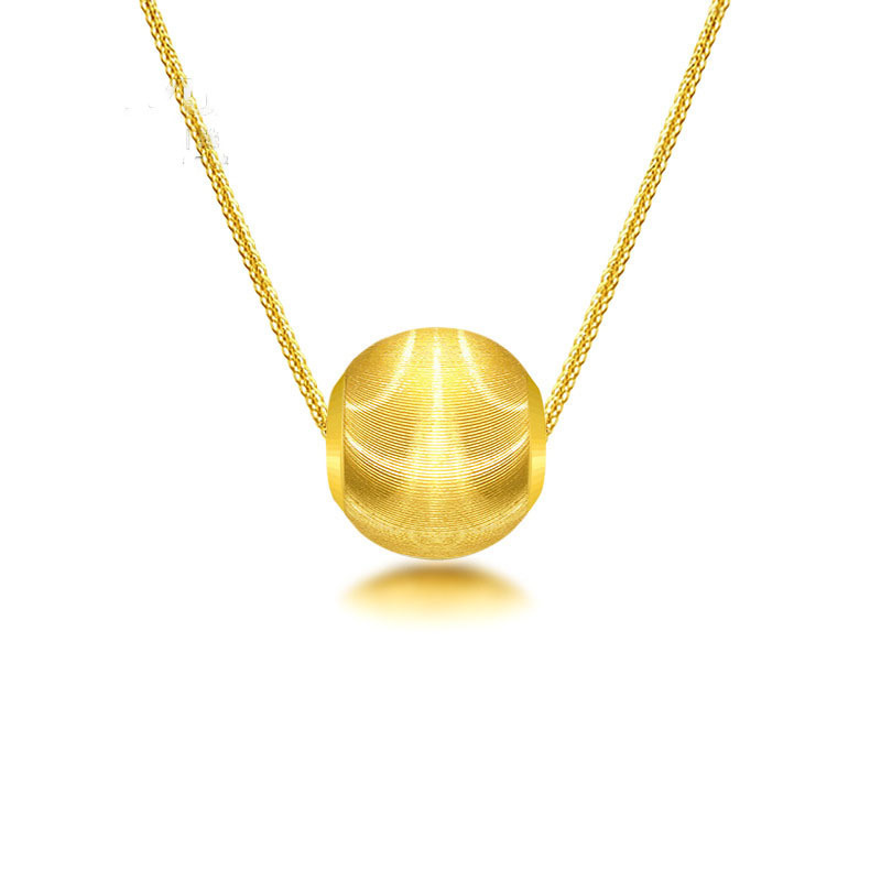 黄金足金9993dd硬金猫眼石diy配件吊坠转运珠手链一件代发情侣款