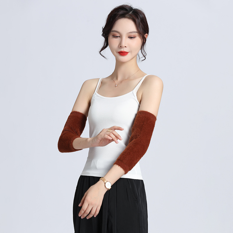 护肘护腕女保暖关节加厚加绒防寒护手腕胳膊肘保护套护臂男秋冬季