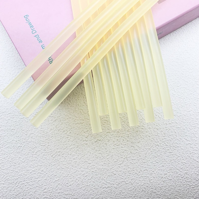 强力热熔胶棒高粘热熔胶家用手工高溶胶7*270mm透明白色环保胶水