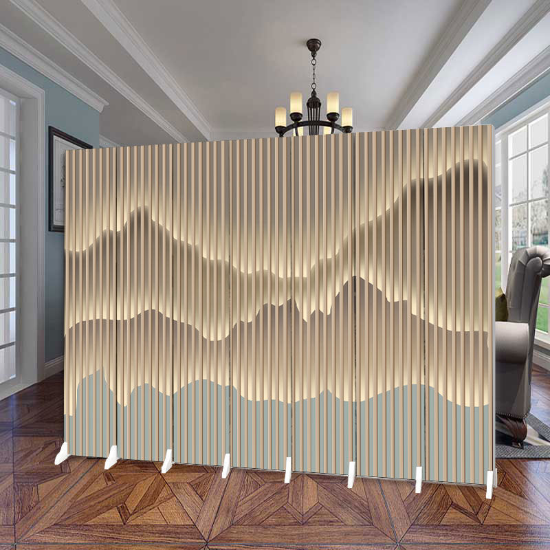 小户型出租房屏风隔断背景墙办公室客厅家用折叠移动推拉遮挡简约