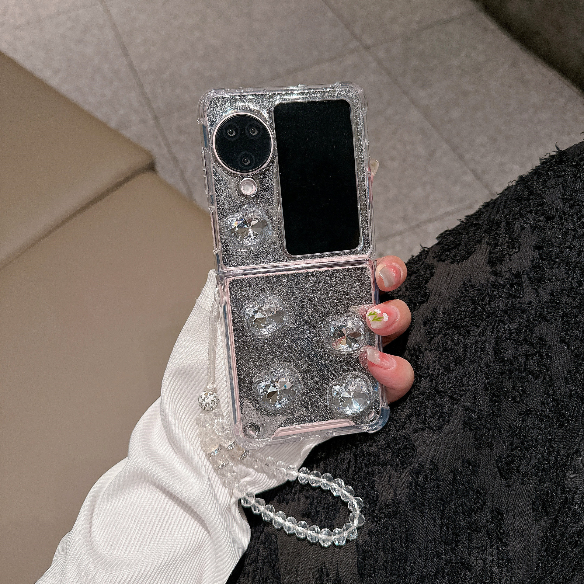 适用oppofindn3flip手机壳手机套新款oppo折叠屏kt猫滴胶手机壳