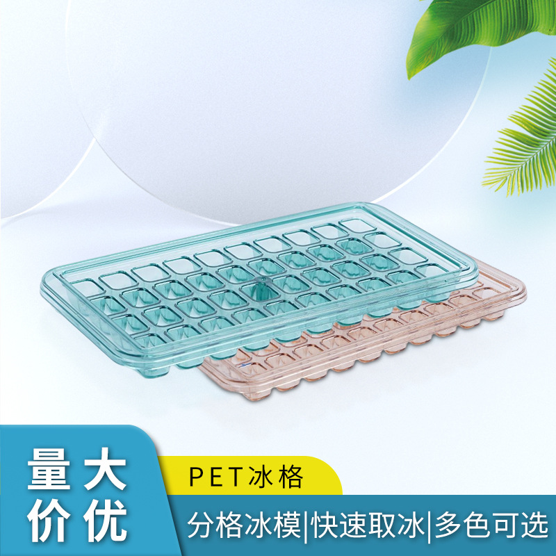 ice tray 40 grid ice cube mold plastic cold drink ice cube mold fruit ice tray chocolate biscuit mold