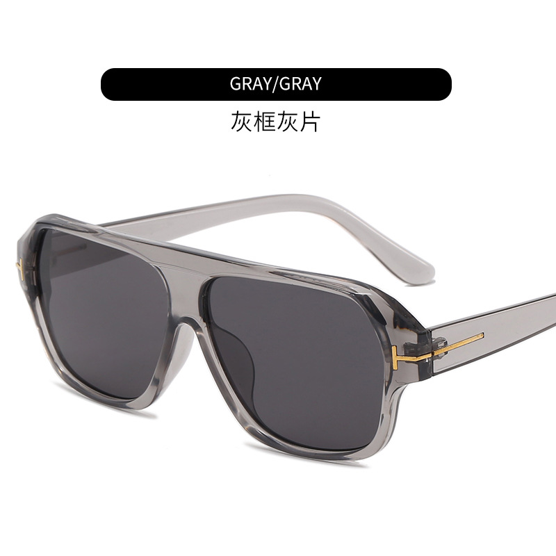 New One-Piece Large Frame Classic Sunglasses Men and Women T Shape Sunglasses Outdoor Sun Protection Glasses UV-proof Eyewear