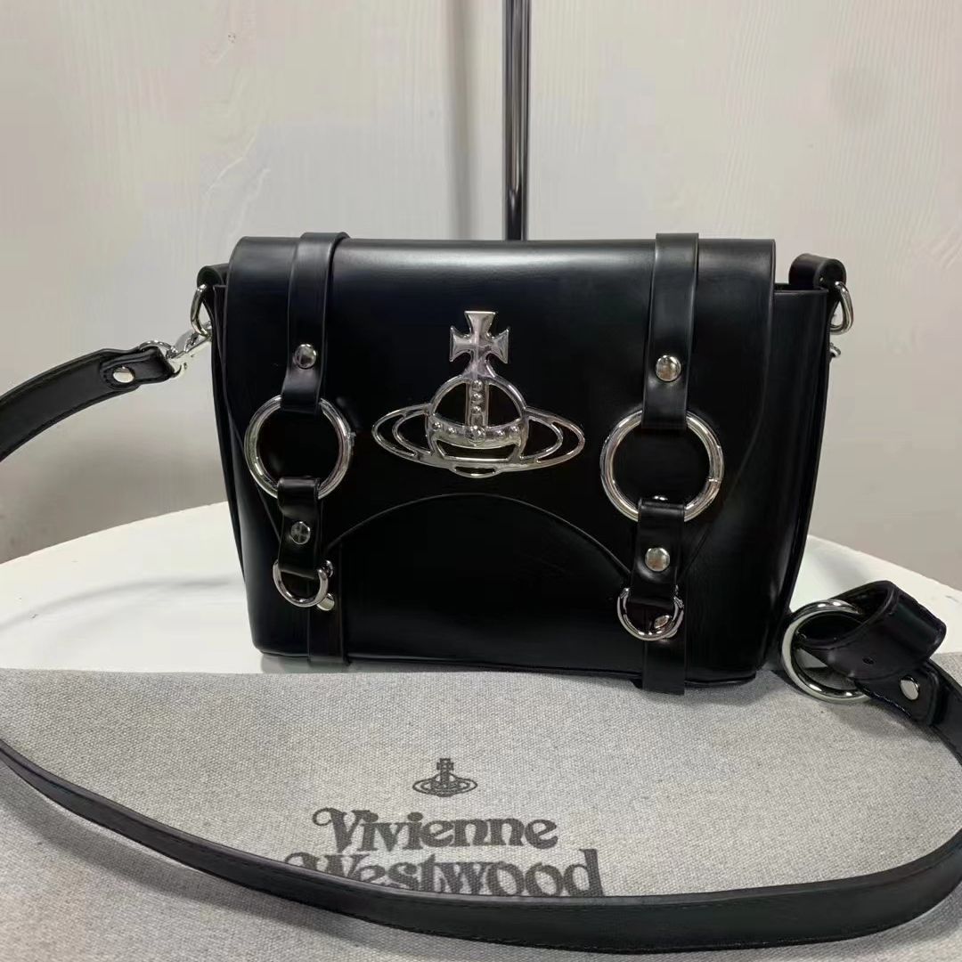 新款小众西太后包包女土星哑光斜挎包 欢乐颂同款 时尚单肩邮差包