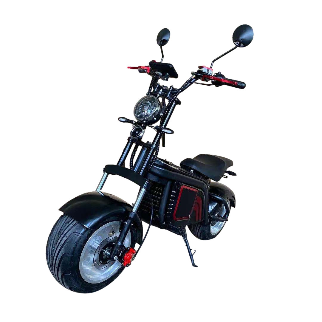 源头工厂哈雷电动车锂电池城市轻便摩托代步踏板大轮宽胎电瓶跑车