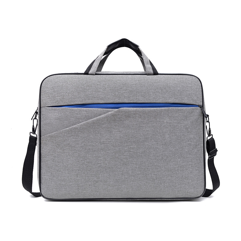 Cross-Border Simple Commute Notebook Computer Storage Bag Business Trip File Package Trend Men's Briefcase Logo
