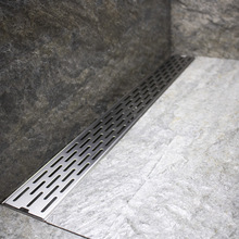 长地漏 防臭化妆室淋浴房侧排水槽304不锈钢浴室加长方形条形