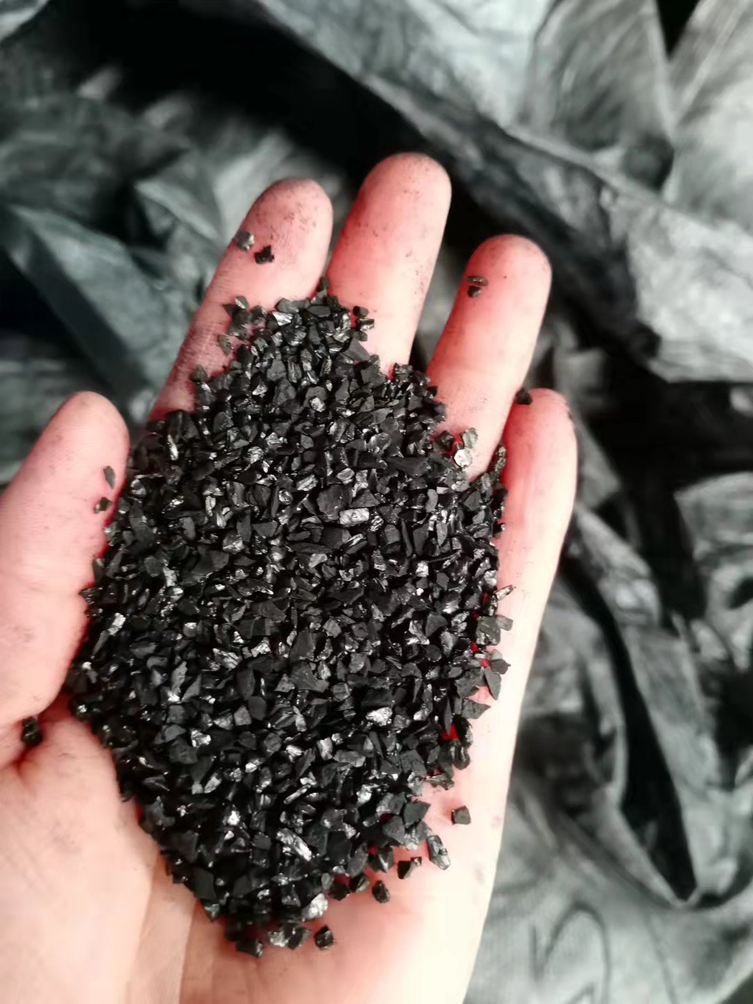 厂家直供原生椰壳活性炭 净水1000碘椰壳炭 多介质过滤罐用活性炭