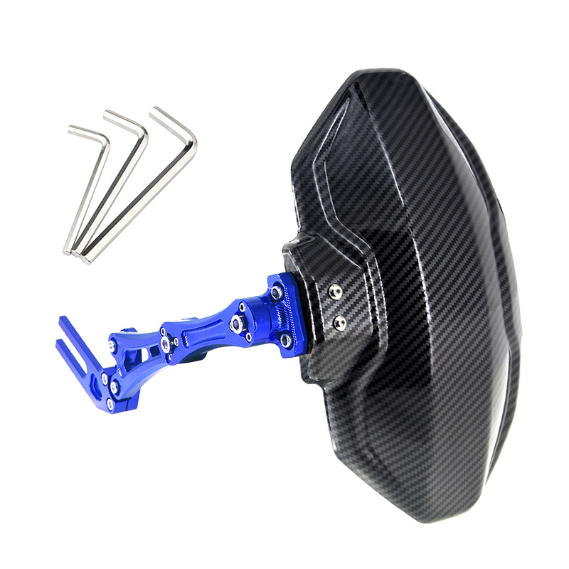 适用小牛n1s直上后挡泥板电动车电摩u b改装碳纤维挡泥板后通用