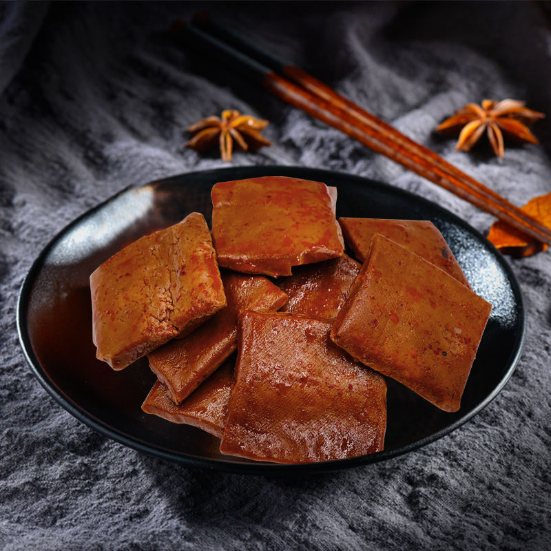 万安茶干海鲜味香辣味茶干休闲零食豆腐干135g/袋