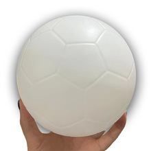 纯白色PVC足球2号3号4号充气足球可Diy绘画涂鸦儿童签名空白足球