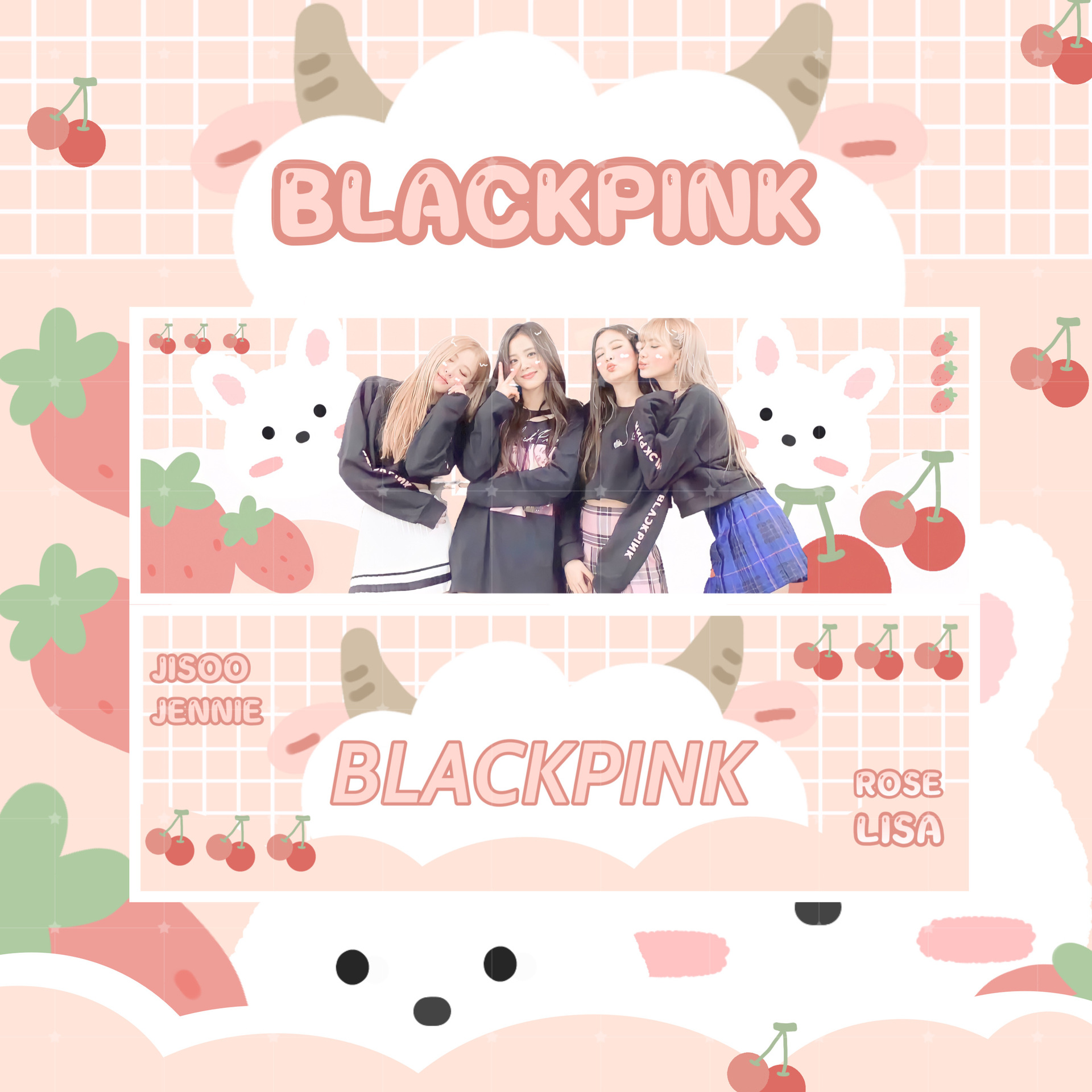 bp金智秀lisa金智妮朴彩英jennie手幅周边同款应援物