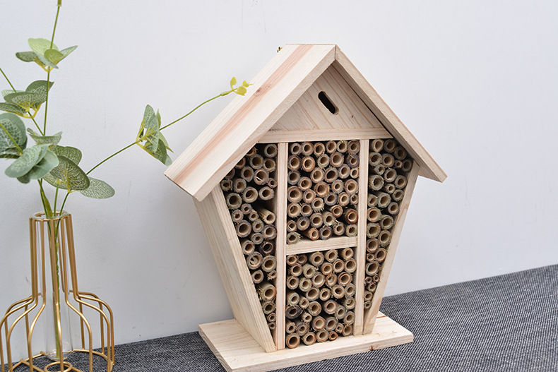 木制昆虫屋创意diy宠物蜜蜂窝小型昆虫房多规格户外昆虫房子