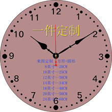 工厂一件定制木板挂钟工艺挂表跨境热销钟表柔性制造时钟