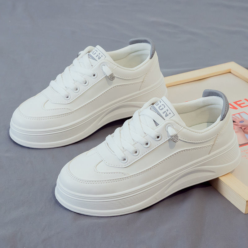 白鞋2023年春季新款小白女百搭学生运动鞋板鞋春秋女鞋春款软底热