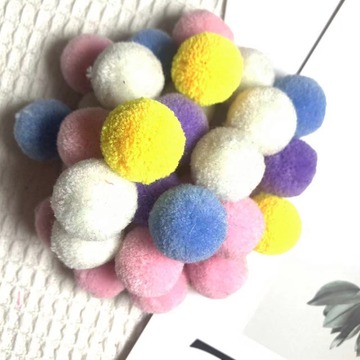 涤纶开司米毛球杨梅球手工diy 彩色毛绒球现货-阿里巴巴