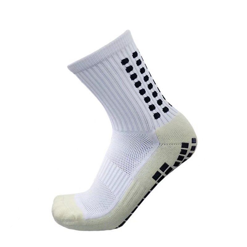 Cross-Border Thick Towel Bottom Soccer Socks Non-Slip Glue Men's Mid-Calf Sports Football Training Competition Soccer Socks Sports