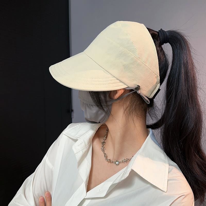 Hat Women's New Sunshade Sun Protection Hat 2024 Summer Cute Bucket Hat Outdoor Fashion Korean Peaked Cap Wholesale