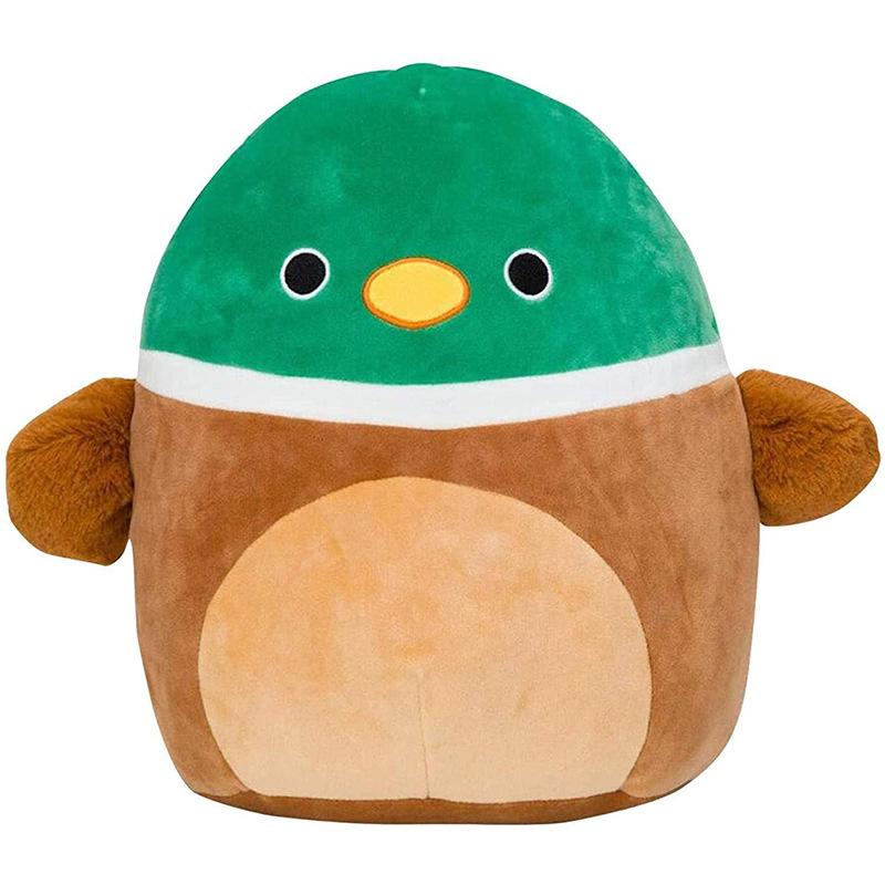 现货跨境亚马逊squishmallow 多款汉堡薯条野鸭可定制