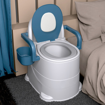 老年人坐便器可移动折叠马桶便携孕妇防臭蹲家用室内病人起夜尿盆