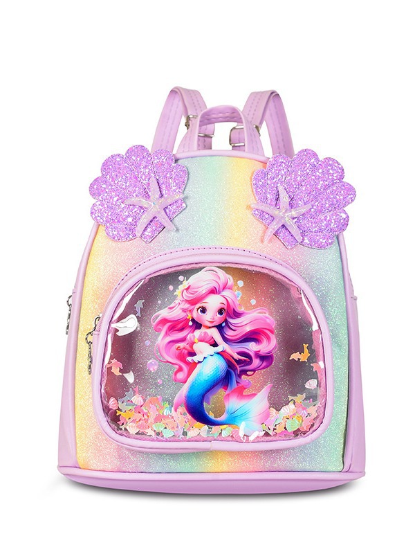 Children's Bag New Little Girl Backpack Cute Princess Sequined Korean Style Backpack Mini Bag Kindergarten Schoolbag