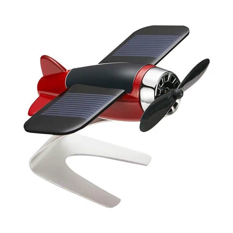 Toy Solar Aircraft Automobile Aromatherapy Decoration Auto Perfume Creative Car Interior Dashboard Car Decoration Wholesale