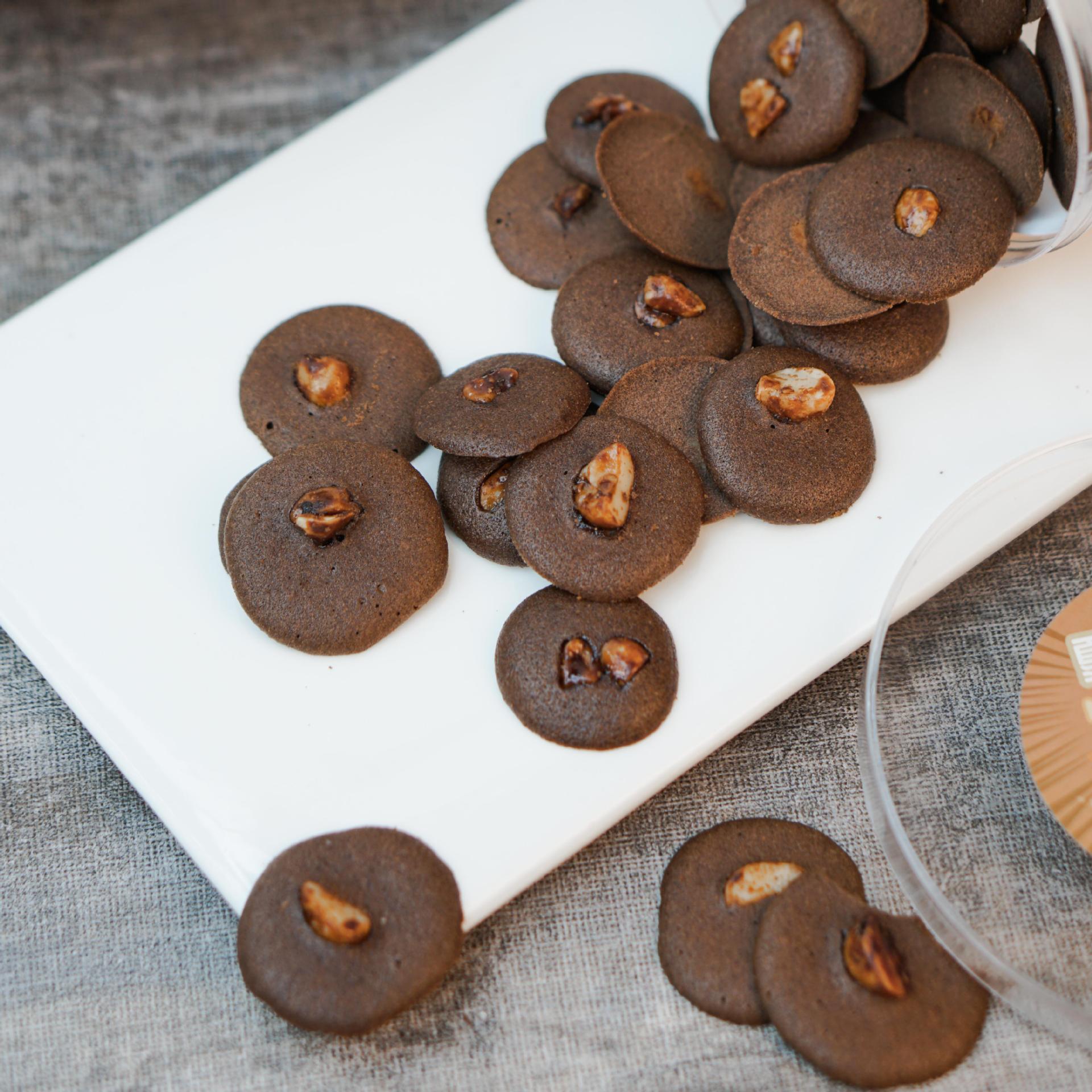 夏威夷可可脆巧克力压缩夹心饼干脆可可代餐早餐休闲零食散装批发