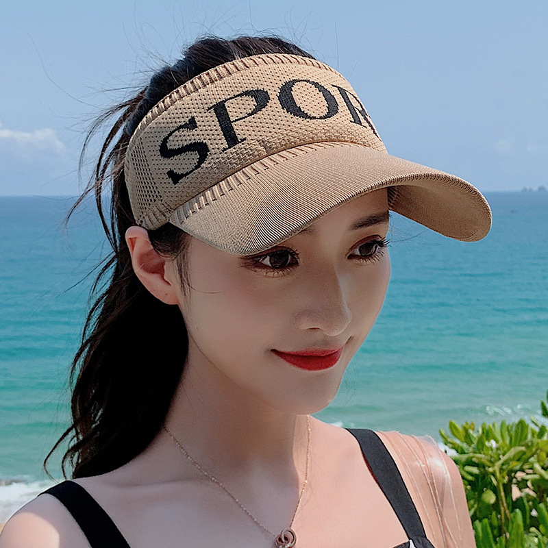 Topless Hat Women's UV Protection Wild Korean Outdoor Sports Sun Hat 2023 New Cover Face Baseball Peaked Cap