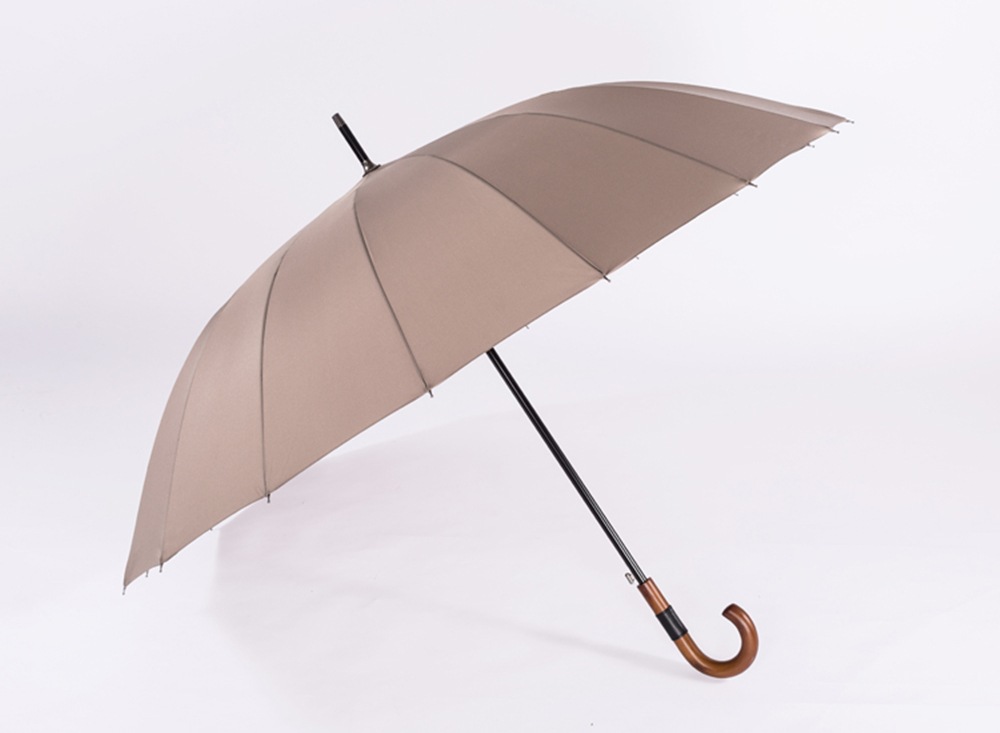 parachase长柄自动雨伞16骨双人加大号120cm防风暴商务广告伞批发