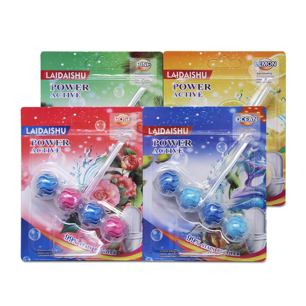 Toilet Hanging Ball Automatic Cleaner Hanging Toilet Cleaner Deodorant Toilet Detergent Deodorant Fragrance Bead Toilet Cleaning Ball