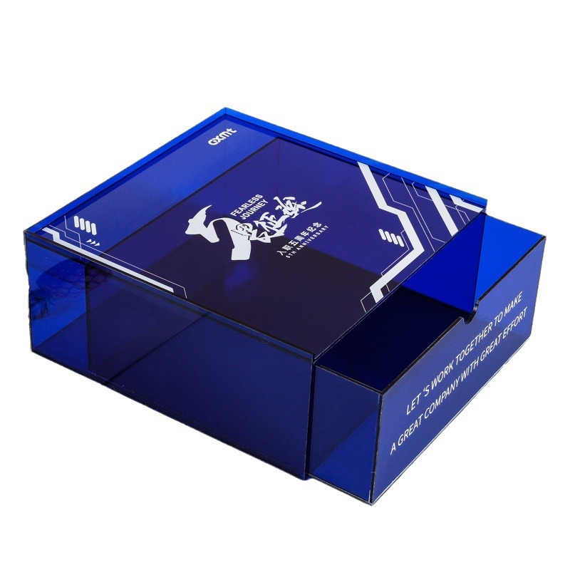 Transparent Single-Layer Pull-out Acrylic Gift Box in Stock Dragon Boat Festival Gift Box Acrylic Box Wholesale