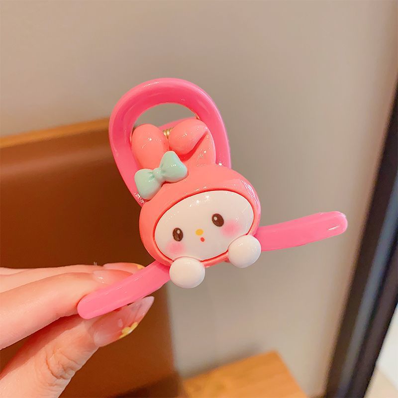 Children's Grip Strawberry Bear Hair Claw Cinnamoroll Babycinnamoroll Melody Hot-Selling Back Head Good-looking Barrettes Girl's Hairpin