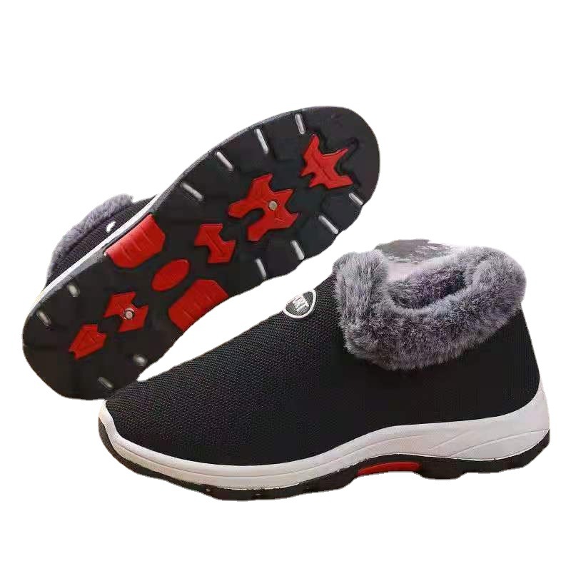 Winter New Old Beijing Women's Cotton Shoes Velvet Sport Leisure Warm Mom Shoes