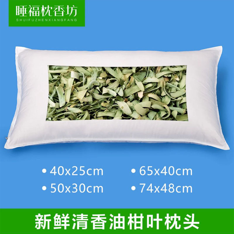 新鲜新款油柑叶单人余甘叶手工油甘子夏凉枕芯牛甘果叶香软枕头