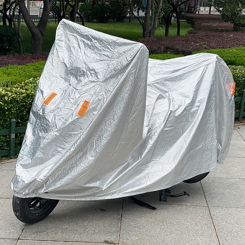 Electric Vehicle Cover Sets of Motorcycle Hood Thickened Anti-Riot Sun-Drying Rainproof and Dustproof Sun-Shading Tear Bicycle Cover Thickened Car Cover