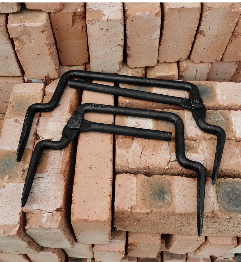 砖夹子红砖钳子大号加粗大力可调多功能搬砖钳工具提砖夹