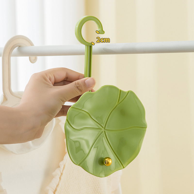 New Lotus Leaf Storage Hat Frame Finishing Wall Hanging Multi-Layer behind the Dormitory Door Hook Creative Bag Scarf Coat Rack