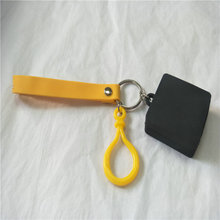 厂家制定学院毕业纪念品 可印刷logo钥匙扣吊牌 塑胶不锈钢钥匙链