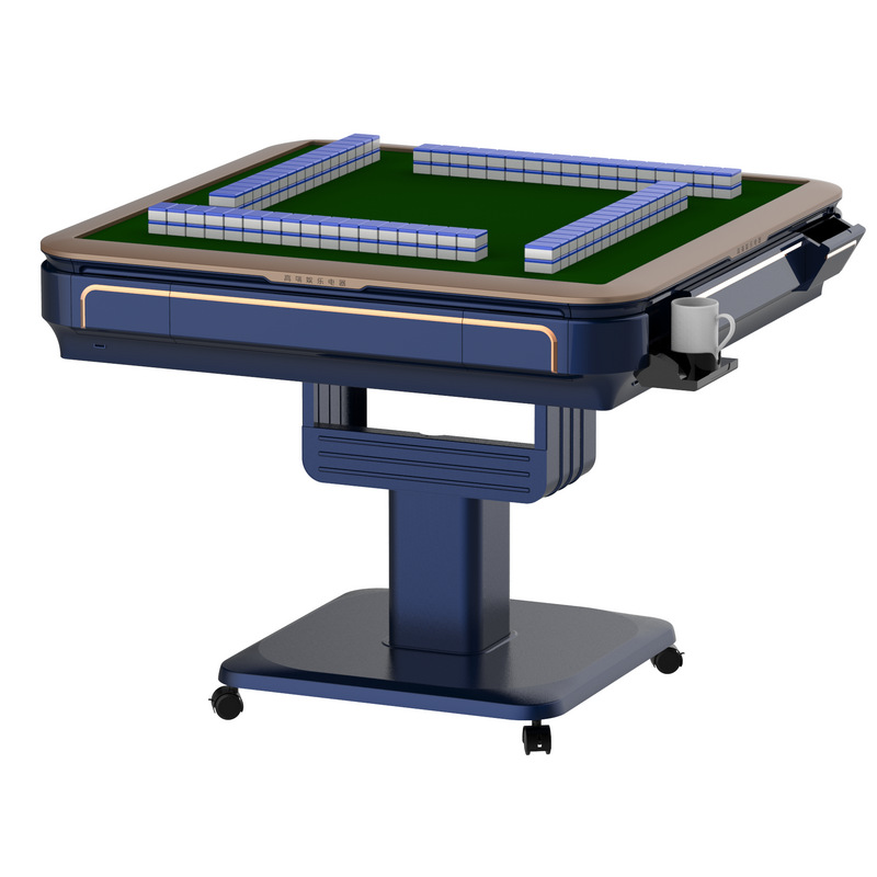 中雀电动麻将机 全自动餐桌两用麻将台 四口过山车折叠家用机麻