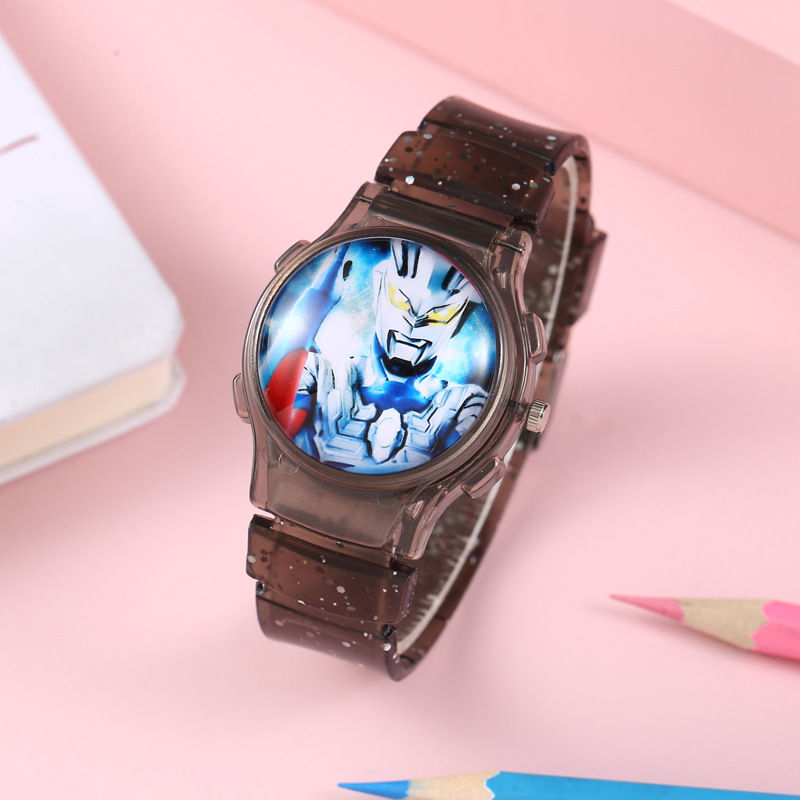 Flip Watch Ultraman Tiga Jederobu Cartoon Animation Peripheral Boys and Girls Literacy Creative Children's Watch