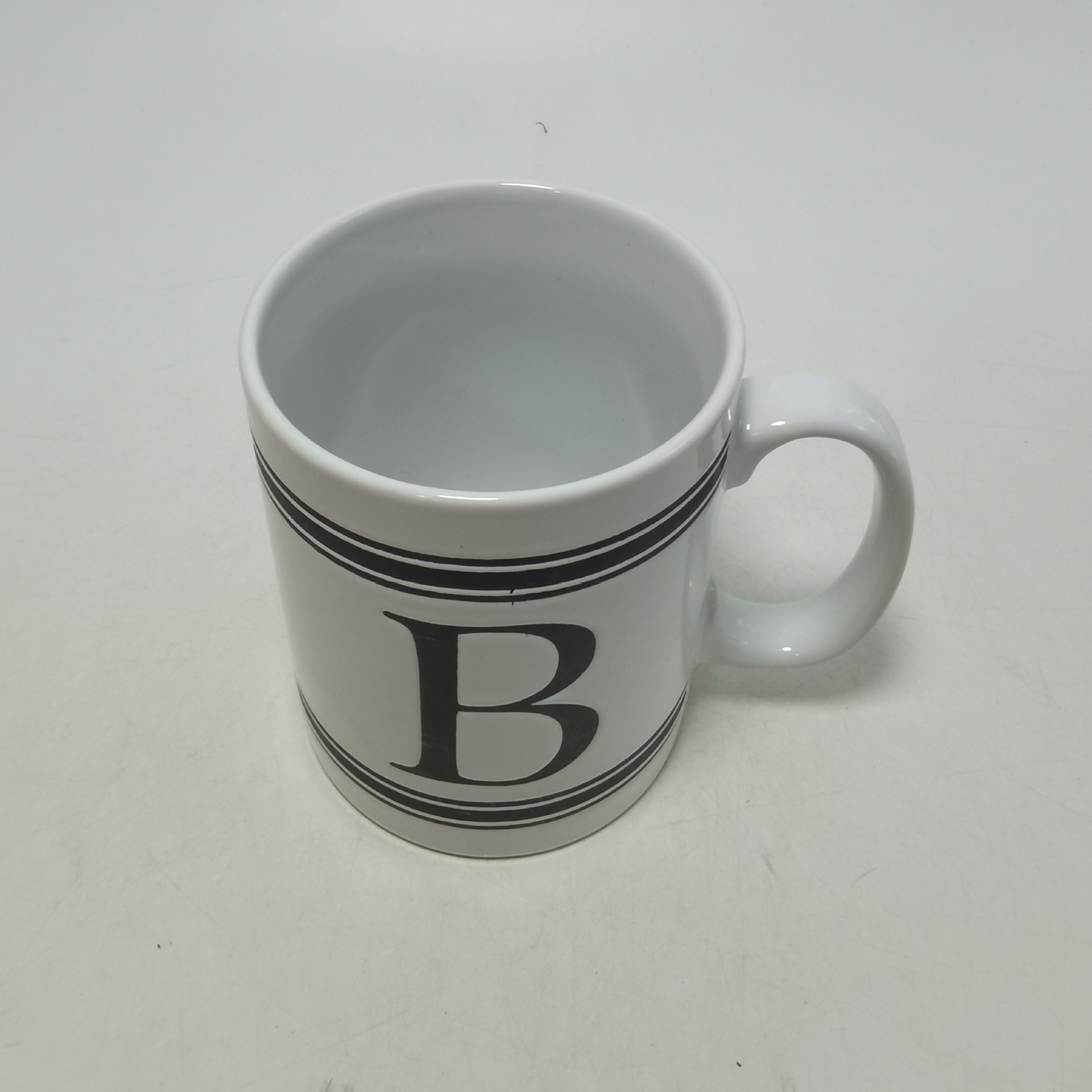 定制logo简约陶瓷杯现代直筒杯商务促销奢华礼品办公室家用瓷水杯