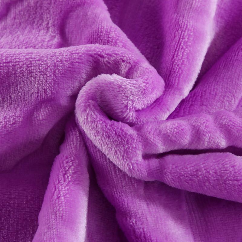 柯桥货源长期现货供应220g单面素色法兰绒服装家纺玩具毛绒面料